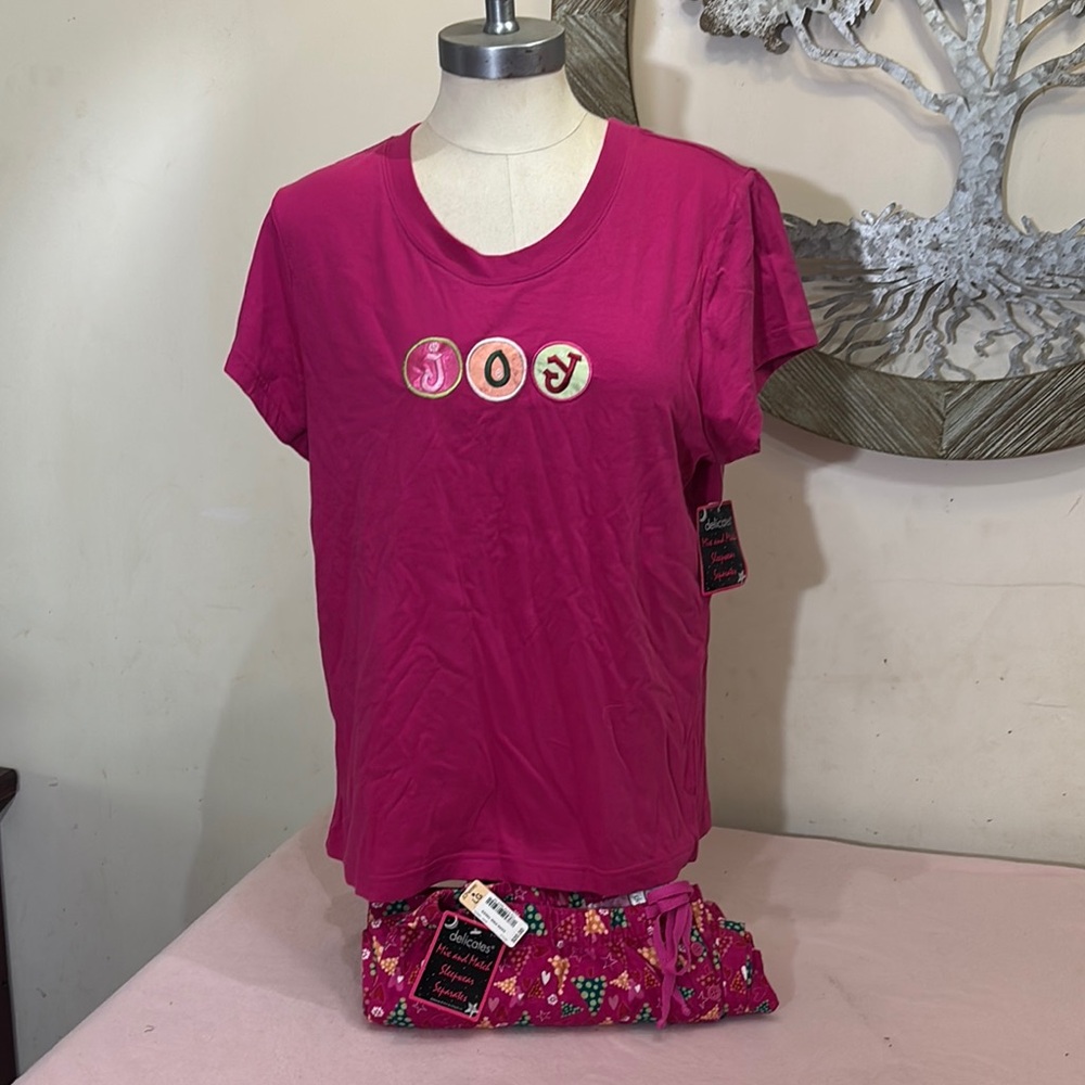 JCPenney Fuchsia Joy Women's Pajama Set